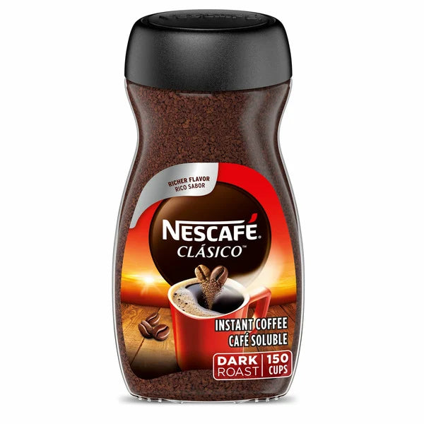 NESCAFÉ Clásico Dark Roast Instant Coffee 10.5 oz