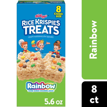 Kellogg's Rice Krispies Treats, Rainbow 8 Count