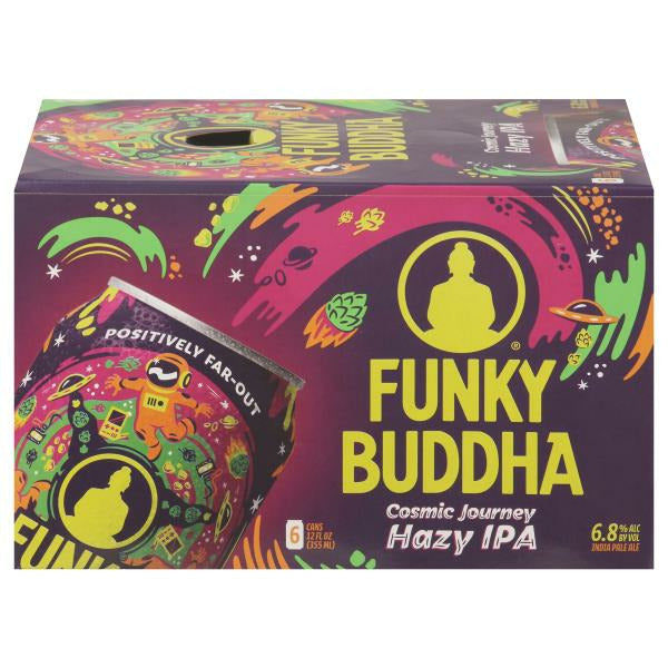 Funky Buddha Beer, Hazy IPA, Cosmic Journey 6 x 12 fl oz