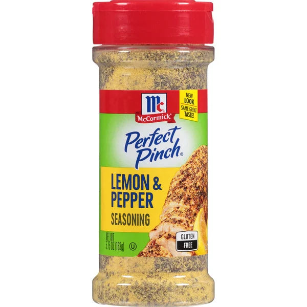 MCCORMICK PERFECT PINCH Lemon Pepper Seasoning 5.75 oz