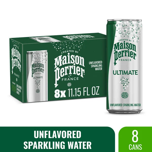 Maison Perrier Ultimate Sparkling Water 8 x 11.15 fl oz