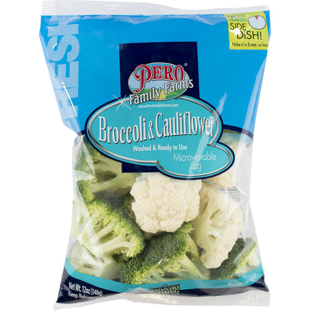 Pero Family Farms Broccoli & Cauliflower 12 oz