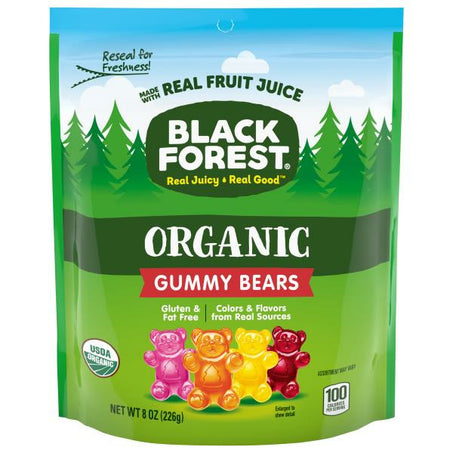 Black Forest Gummy Bears, Organic 8 oz