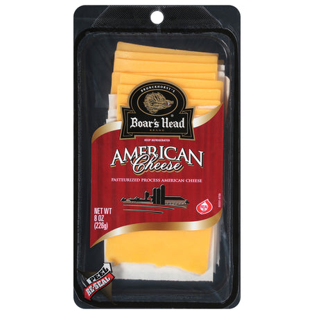 Boar's Head Yellow American Cheese 8 oz