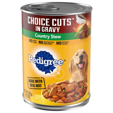 Pedigree Choice Cuts in Gravy Adult Canned Wet Dog Food Country Stew 13.2 oz