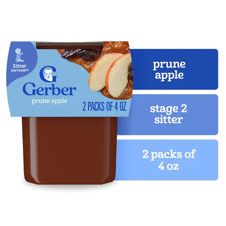 Gerber Prunes with Apples 2nd Foods 4 oz