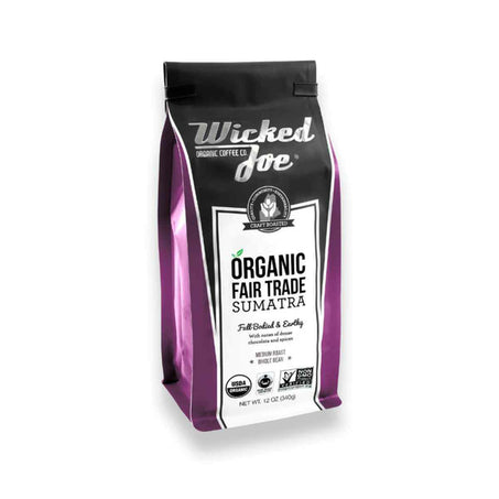 Wicked Joe Organic Coffees Sumatra, Ground 12 oz