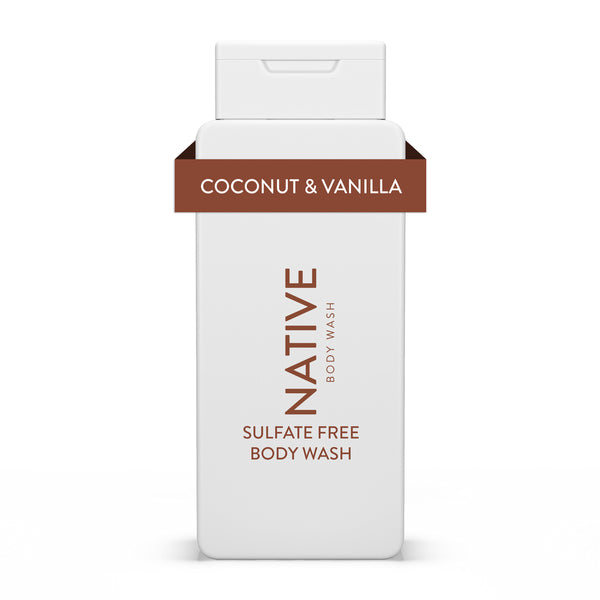 Native Body Coconut & Vanilla Body Wash 18 oz