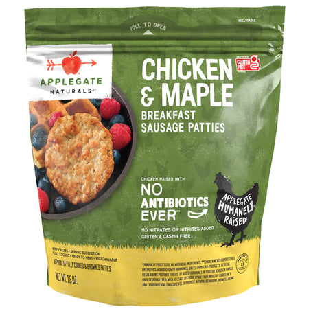 Applegate Chicken & Maple Breakfast Sausage Patties