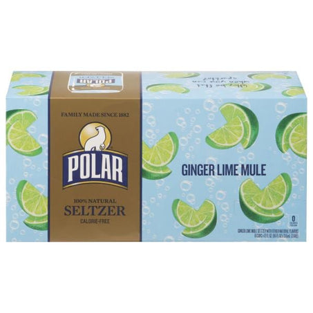 Polar Seltzer, Premium, Ginger Lime Mule 8 x 12 fl oz