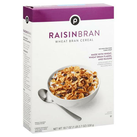 Publix Cereal, Raisin Bran 18.7 oz