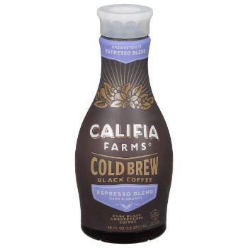 Califia Farms Pure Black Espresso Blend Cold Brew Coffee