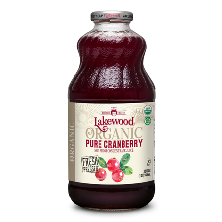 Lakewood Organic Pure Cranberry Juice, 32 fl oz