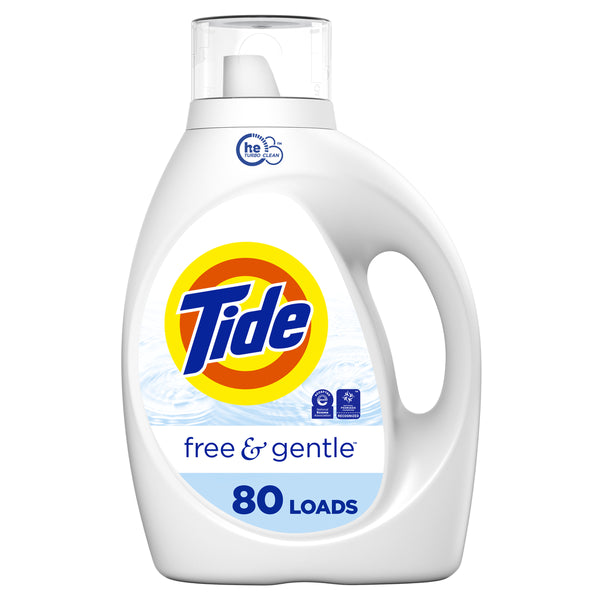 Tide Free & Gentle Liquid Laundry Detergent 105 fl oz
