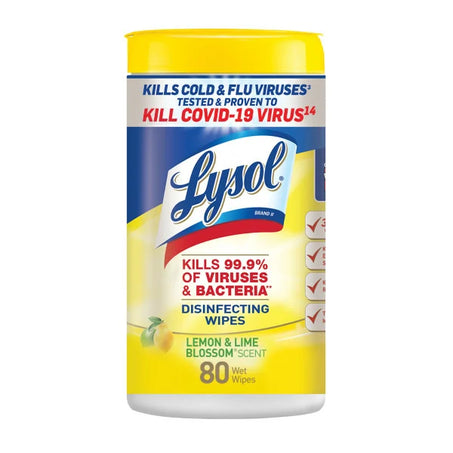 Lysol Disinfectant, Multi-Surface Antibacterial Cleaning Wipes 80 ct