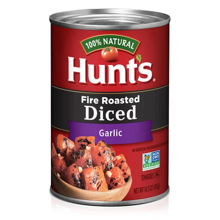 Hunt's Fire Roasted Diced Tomatoes with Garlic 14.5 oz