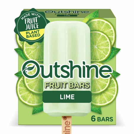 Outshine Lime Frozen Fruit Bars 6 ct