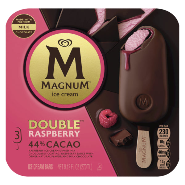 Magnum Ice Cream Bars Double Raspberry 3 ct