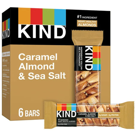 KIND Caramel Almond & Sea Salt 6 Bars
