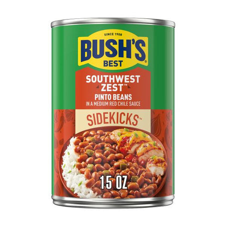 Bush's Best Sidekicks Southwest Zest Pinto Beans 15 oz