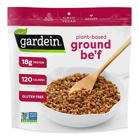 Gardein Plant-Based Ground Be'f, Frozen Meat Alternative