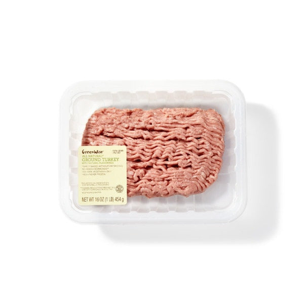 GreenWise Turkey, Ground, All Natural, 93/7 16 oz