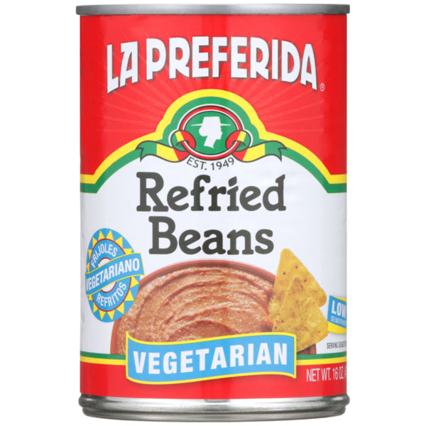 La Preferida Vegetarian Refried Beans, Lard-Free