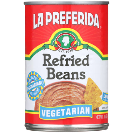 La Preferida Vegetarian Refried Beans, Lard-Free