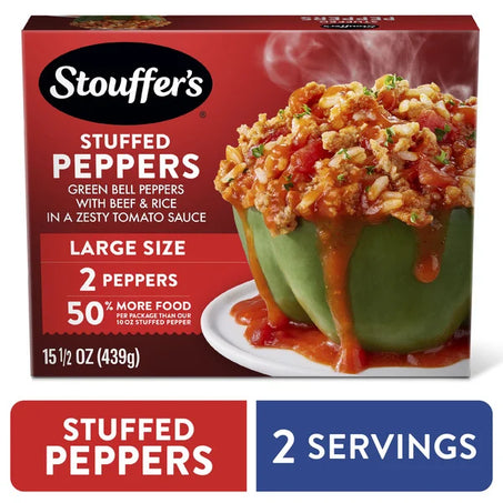 Stouffer's Stuffed Peppers Large Size Frozen Meal