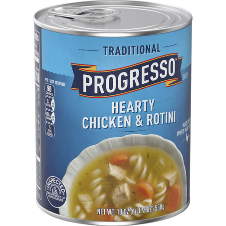 Progresso Traditional, Hearty Chicken & Rotini Canned Soup 19 oz