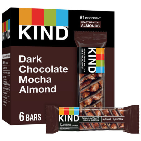 KIND Dark Chocolate Mocha Almond 6 Bars