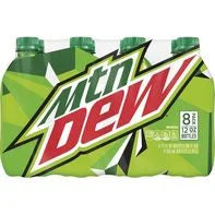 Mountain Dew Soda, 8 Pack