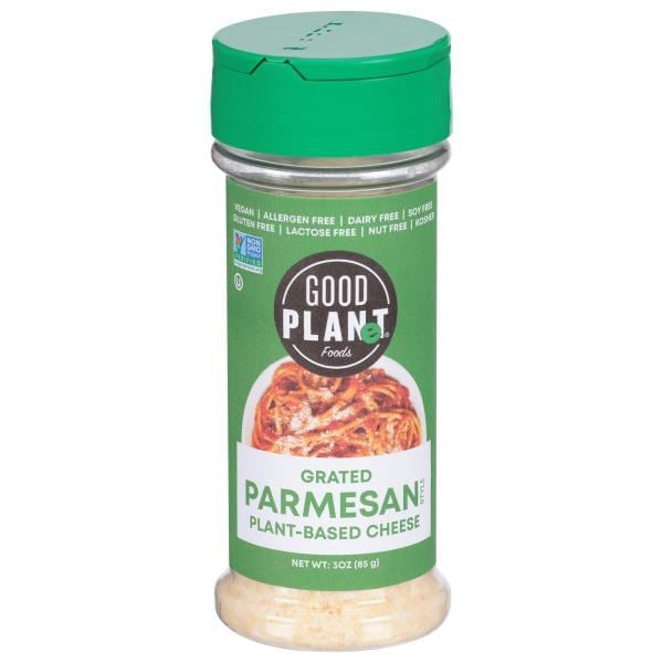 GOOD PLANeT Foods Cheese, Plant-Based, Grated Parmesan