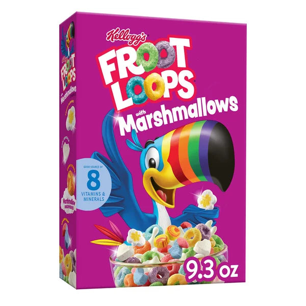 Kellogg Froot Loops with Marshmallows 9.3 oz