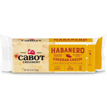 Cabot Bar Habanero Cheddar Cheese 8 oz