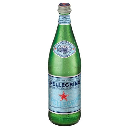 San Pellegrino Sparkling Natural Mineral Water Glass Bottle 25.3 fl oz