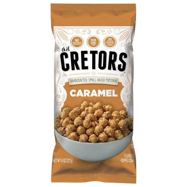 GH Cretors Flavored Popped Corn, Caramel