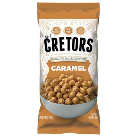 GH Cretors Flavored Popped Corn, Caramel