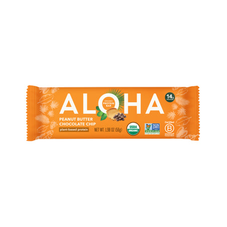 Aloha Protein Bar, Organic, Peanut Butter Chocolate Chip