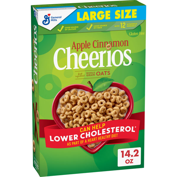General Mills Apple Cinnamon Large Size Cheerios 14.2 oz Large Size