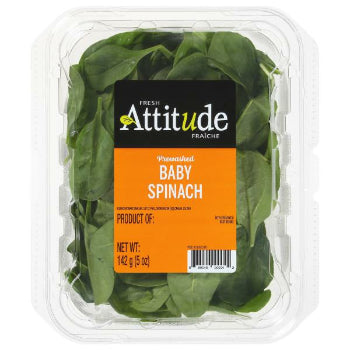 Fresh Attitude Baby Spinach, Prewashed 5oz