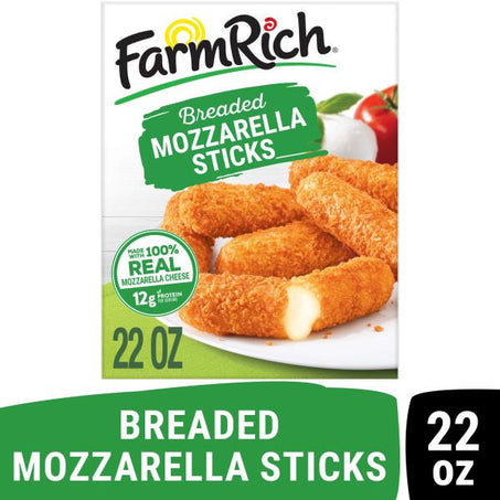 Farm Rich Breaded Mozzarella Cheese Sticks 22 oz