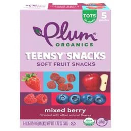 Plum Organics® Teensy Snacks® Berry Tots Snacks