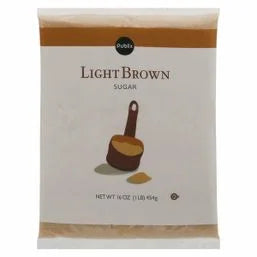 Publix Sugar, Light Brown 16 oz