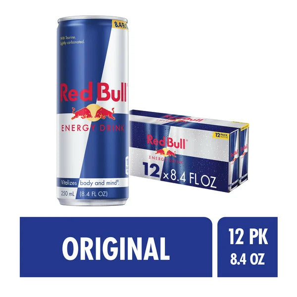 Red Bull Energy Drink 12-pack (8.4 fl oz cans)