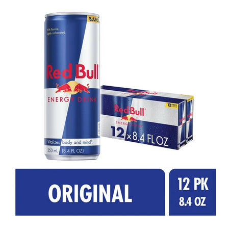 Red Bull Energy Drink 12-pack (8.4 fl oz cans)