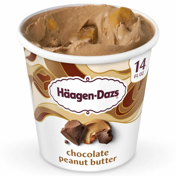 Haagen-Dazs Chocolate Peanut Butter Ice Cream Pint
