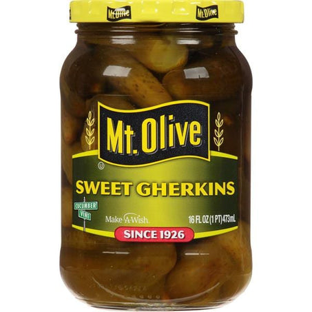 Mt. Olive Sweet Gherkin Pickles 16 fl oz
