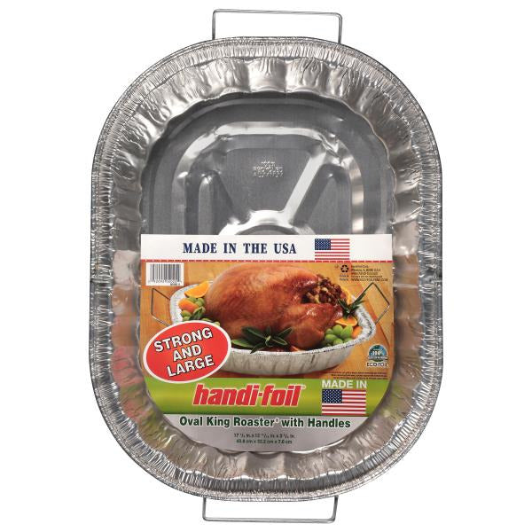 Handi-foil Oval King Roaster with Handles 1 each