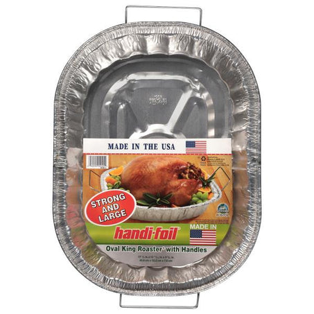 Handi-foil Oval King Roaster with Handles 1 each